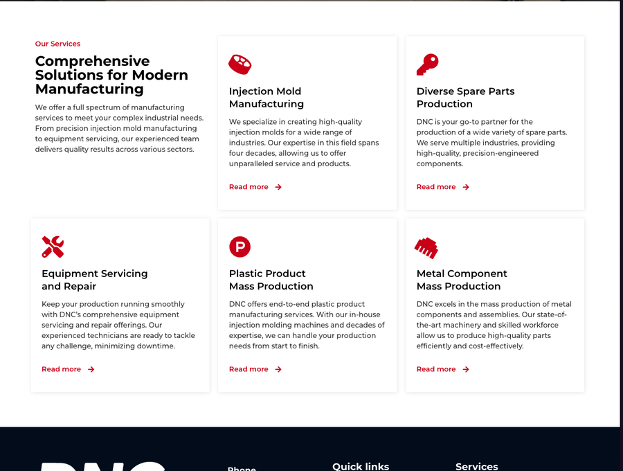 Website for DNC Tools