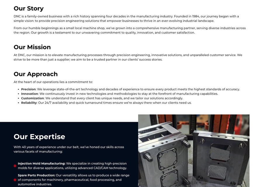 Website for DNC Tools