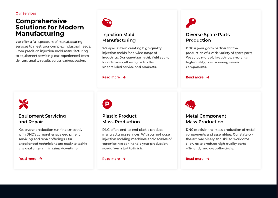 Website for DNC Tools