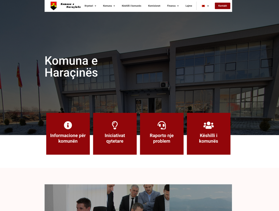 Web platform for the Municipality of Arachinovo